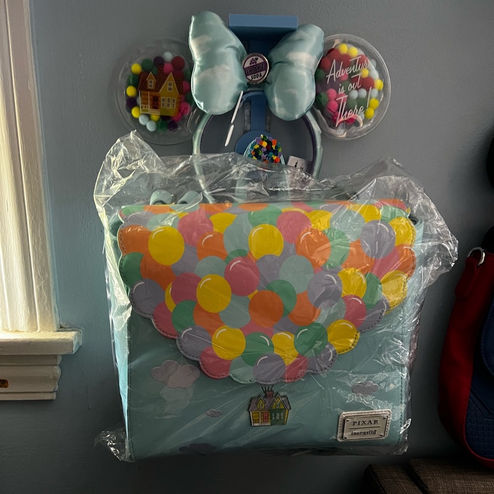 Disney Pixar Up Loungefly Backpack and Matching Disney Parks Ears